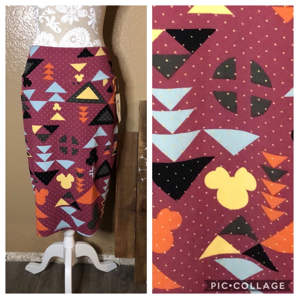 XL Disney LuLaRoe Cassie skirt